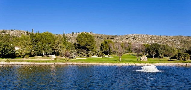 Golfplatz Canyamel Golf Wasserhinderniss